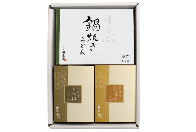 鍋焼き・きつね・しっぽく詰合せ(送料込)