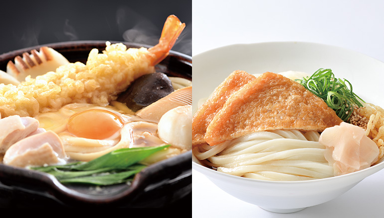 鍋焼きうどん・冷しきつねうどん詰合せ