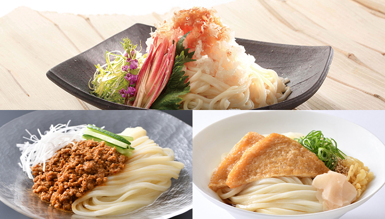 おろしうどん・ジャージャー麺・冷しきつねうどん詰合せ